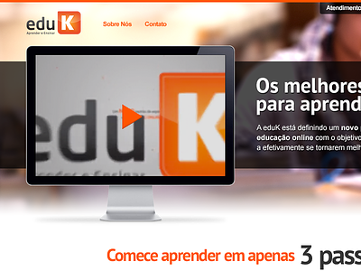 New eduK home, my version webdesign website