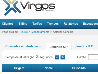 Virgos Billing System: Main Area navigation system ui