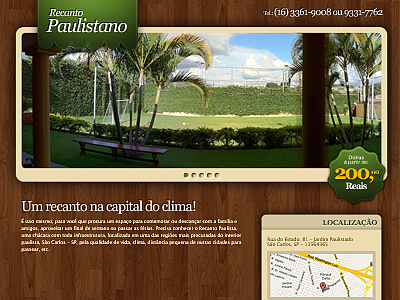 Recanto Paulistano [first draft] theme website