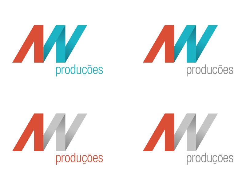 AN Produções, logo draf v2 logo branding