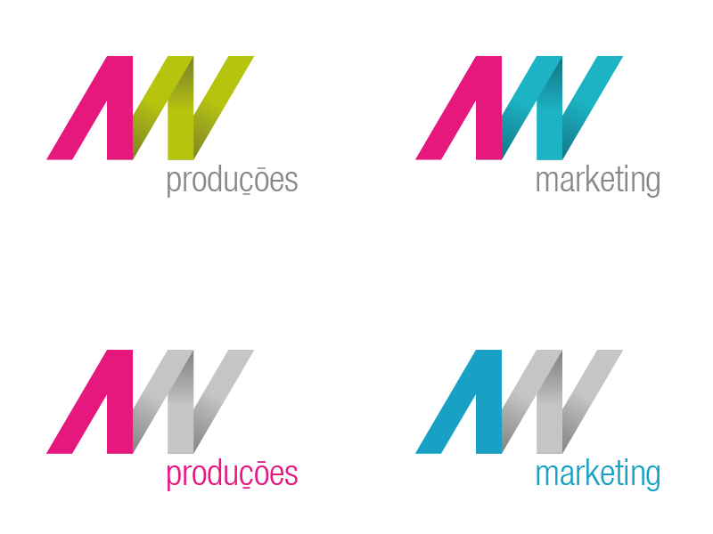 AN Produções, logo draf v3 logo branding