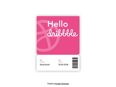 Hello Dribbble!