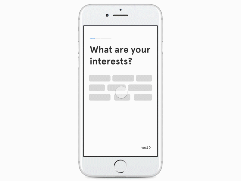 Interaction Concept 1 app design interaction transition ui ux
