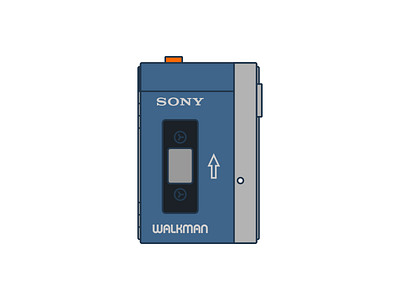Sony Walkman branding design graphic design graphicdesign illustration indonesia logo music sony vector vectorart walkman