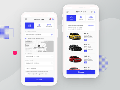 Car Rental Booking App app application booking booking app bookings car dashboard dashboard app iphone iphonex