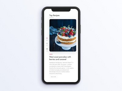 Food Recipe App app cake food interaction recipe recipe app recipe book recipe card recipes ui ux