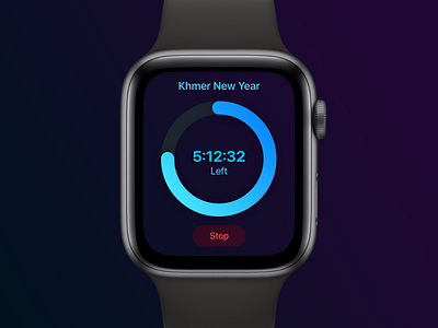 Countdown Watch UI app countdown dailyui design ui ux watch