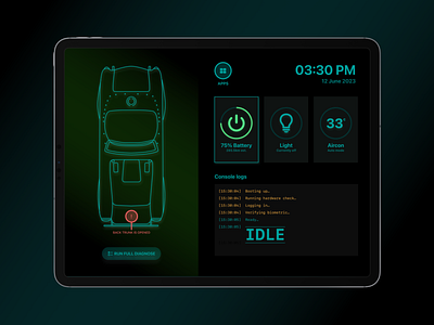 Car interface UI design app car dailyui design ui ux