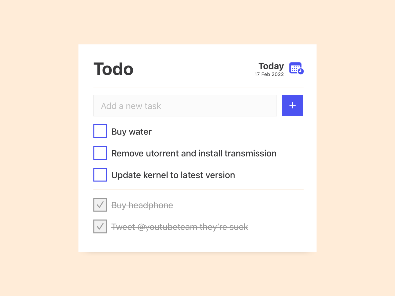 Simple Todo List UI Design By Souris On Dribbble