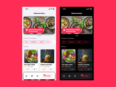 Food menu app