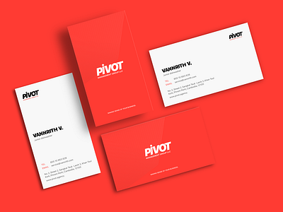 Red Business Card Design