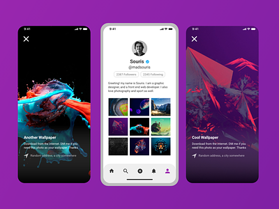 Instagram Clone Prototype app design prototype ui ux