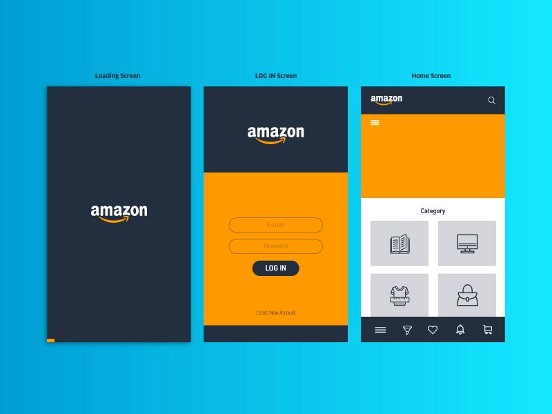 Amazon App Redesign Concept