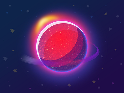 planet 1 design draw game art illustration paint planet