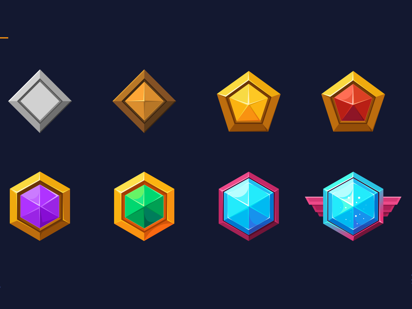 Game badge icon by Hu Siyu on Dribbble