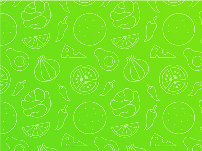 Taco Champion Pattern branding bright bright green cheese food green lime pattern taco tacos tile tiling pattern