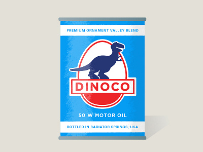 DINOCO Rex california adventure cars dinosaurs disney disneyland disneys cars oil pixar radiator springs t rex toy story