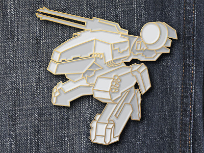 Metal Gear Rex Pin enamal pin game gaming hideo kojima metal gear metal gear solid pin playstation solid snake video games videogames