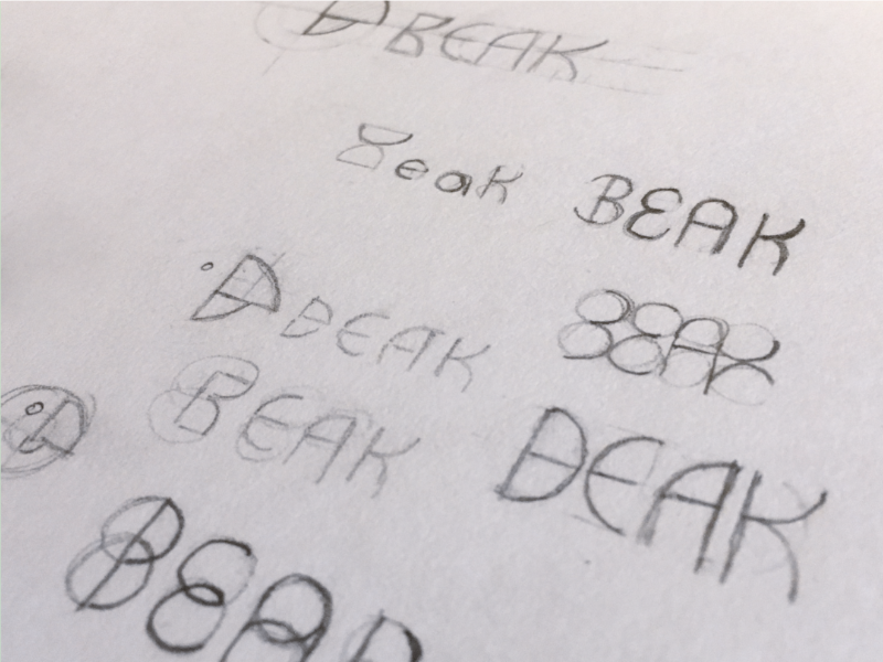 Beak dribbble sketch