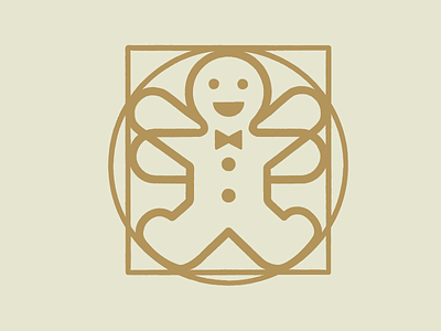 Vitruvian Gingerbread Man