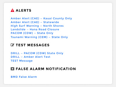 Hawaii Emergency Management Redesign