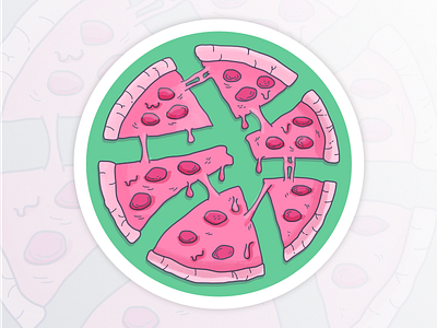 Dribbble Sticker Mule Sticker - Green Alt dribbble mule pepperoni pink pizza playoff playoff! dribbble sticker pack sticker