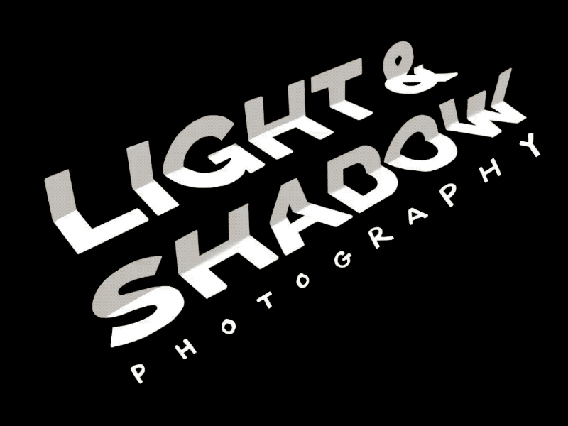 Light & Shadow Photography Logo Process affinity black black and white brand branding logo logos process procreate white