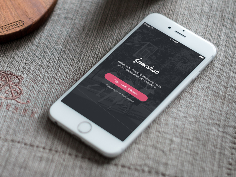 Update to Freeshot Dribbble Client - Coming Soon client connect dribbble freeshot ios iphone login mobile