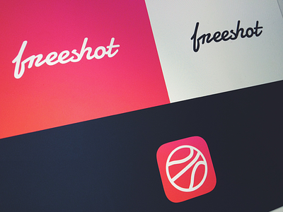Freeshot Branding app branding client dribbble freeshot icon ios logo typography