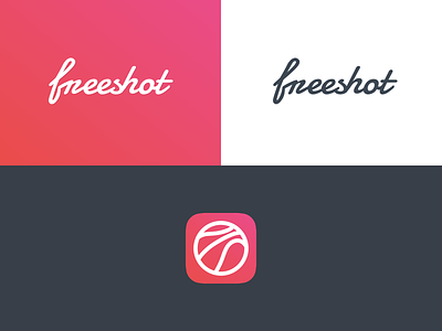 Freeshot Branding app branding client dribbble freeshot icon ios logo typography