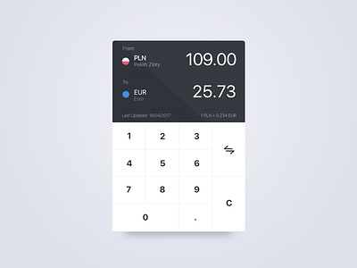 Currency Conversion App Concept conversion currency ios money numbers