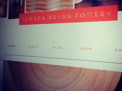 Tamara Bryan Pottery pottery website