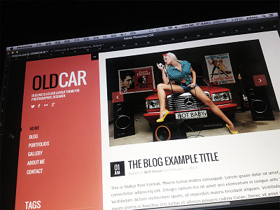 Oldcar WordPress Theme