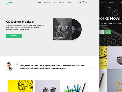 Dew WordPress Theme