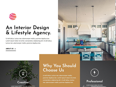 An Interior Design Web Design