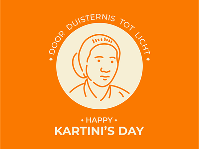 Kartini s Day avatar character face flat design girl head heroe heroes icon indonesia kartini line line art linework mascot monoline outline ui design ux design woman