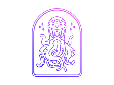 Ninja Octopus animal animals fish food illustration japan line line art logo monoline nature ninja ocean octopus outline sea seafood squid tentacle warior