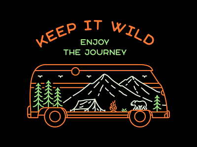 Keep It Wild 3 adventure campervan camping cars hiking holiday journey jungle monoline mountain national park nature outdoors summer travel trip van wanderlust weekend wildlife