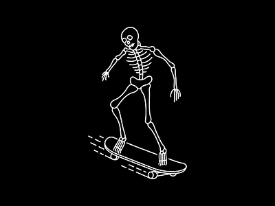 Skate Or Die bone death ghost gothic halloween hell horror killer nightmare pumpkin satan scary skate skateboard skater skeleton skull spooky urban zombie
