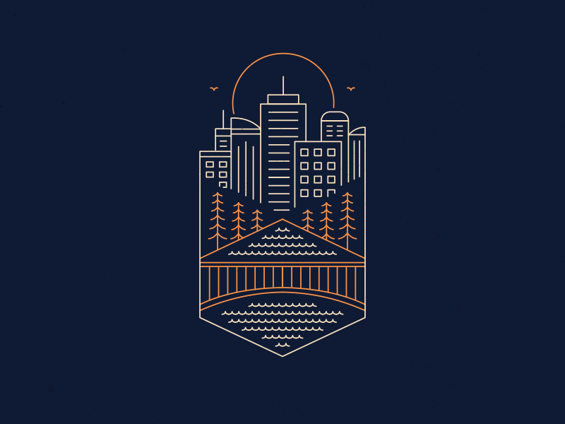 Urban And Nature by VEKTORKITA on Dribbble
