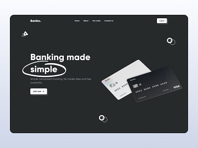 Banko landing page