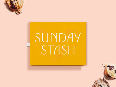 SundayStash baking branding cookies customtype illustration logo packaging