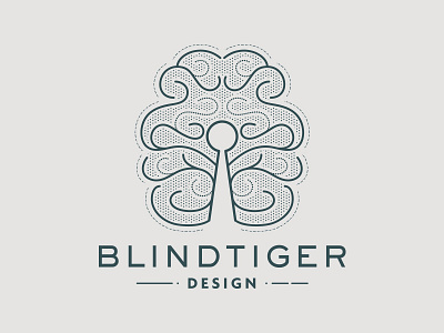 Blindtiger Mb Logo brain keyhole logo