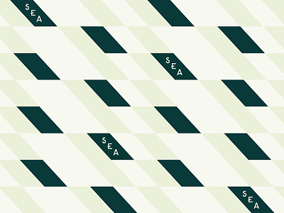 Fount Pattern flag geometric icons pattern racing stripe seattle two tone
