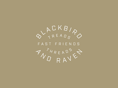 Blackbird & Raven Logo boutique branding branding and identity clothing logo motorcycle store tagline women