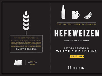 hef redesign beer label hefeweizen widmer brothers