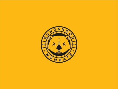 Wombat design football illustrator logo sport sports logo team vector wombat