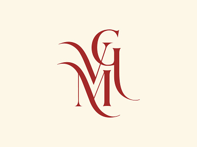 Mvg Monogram baroque brand branding design institutional law logo monogram notary red studio typography