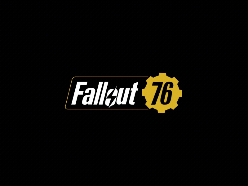 Fallout 76 - Logo Animation 2d adobe after effects after effects animated logo animation fallout fallout 4 logo animation motion motion design motion graphics title title screen videogame videogames