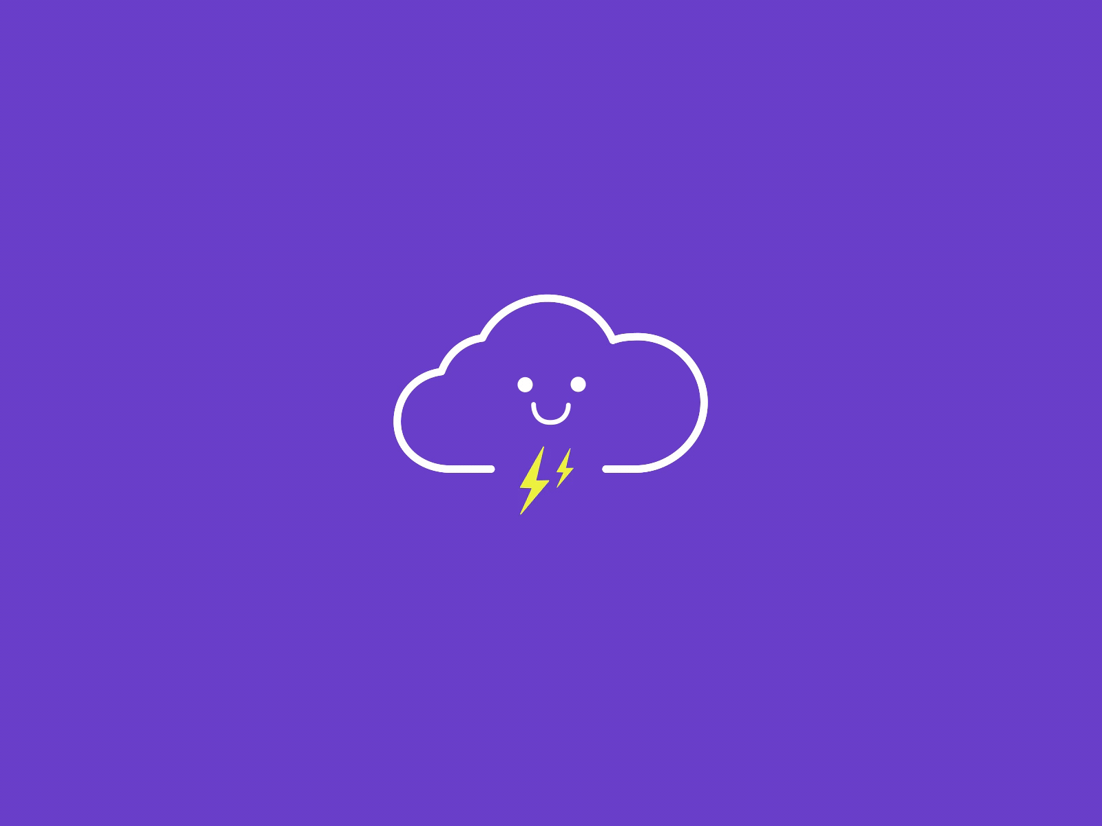 Sneezing lightening 2d after effects animation character cloud clouds concept creative cute lighting mood motion motion design motion graphics smile ui vector